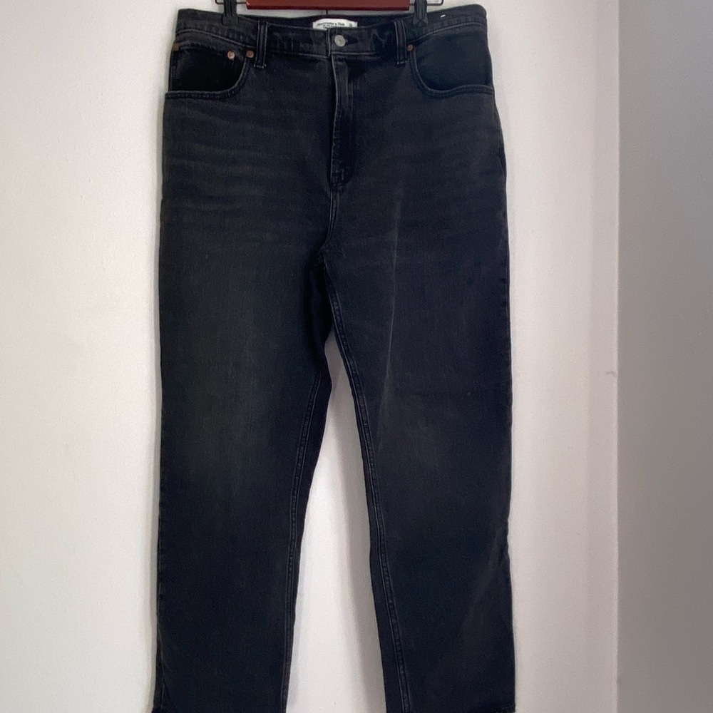 Abercrombie & Fitch Black Straight Jeans